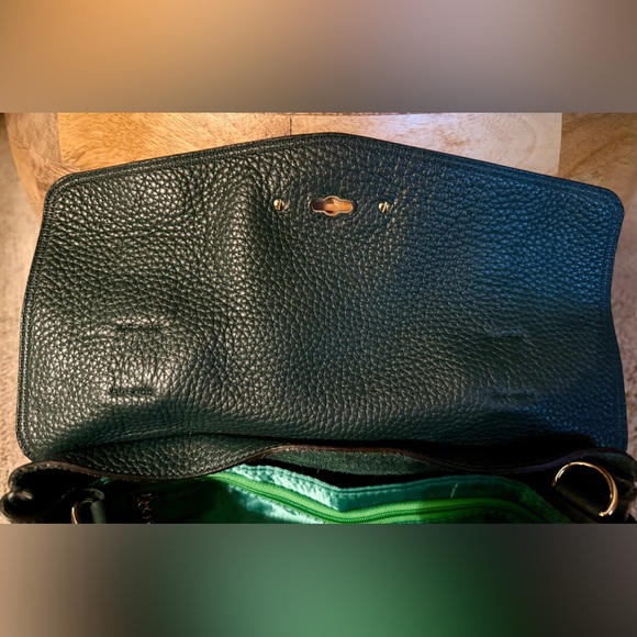 Mulberry Green heavy grain Alexa satchel - Picture 8 of 16